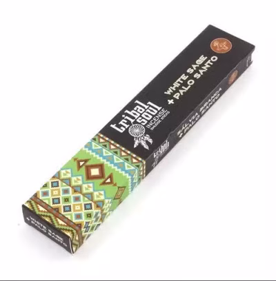 bețișoare parfumate tribal salvie albă + palo santo