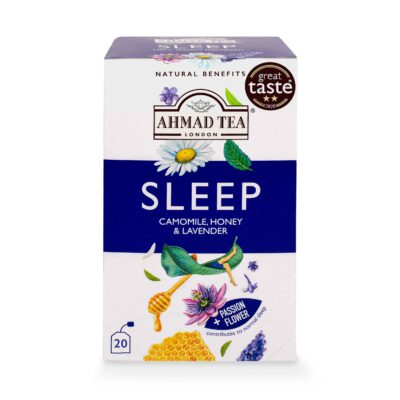 ceai pentru somn cu musetel, miere si lavanda ahmad tea