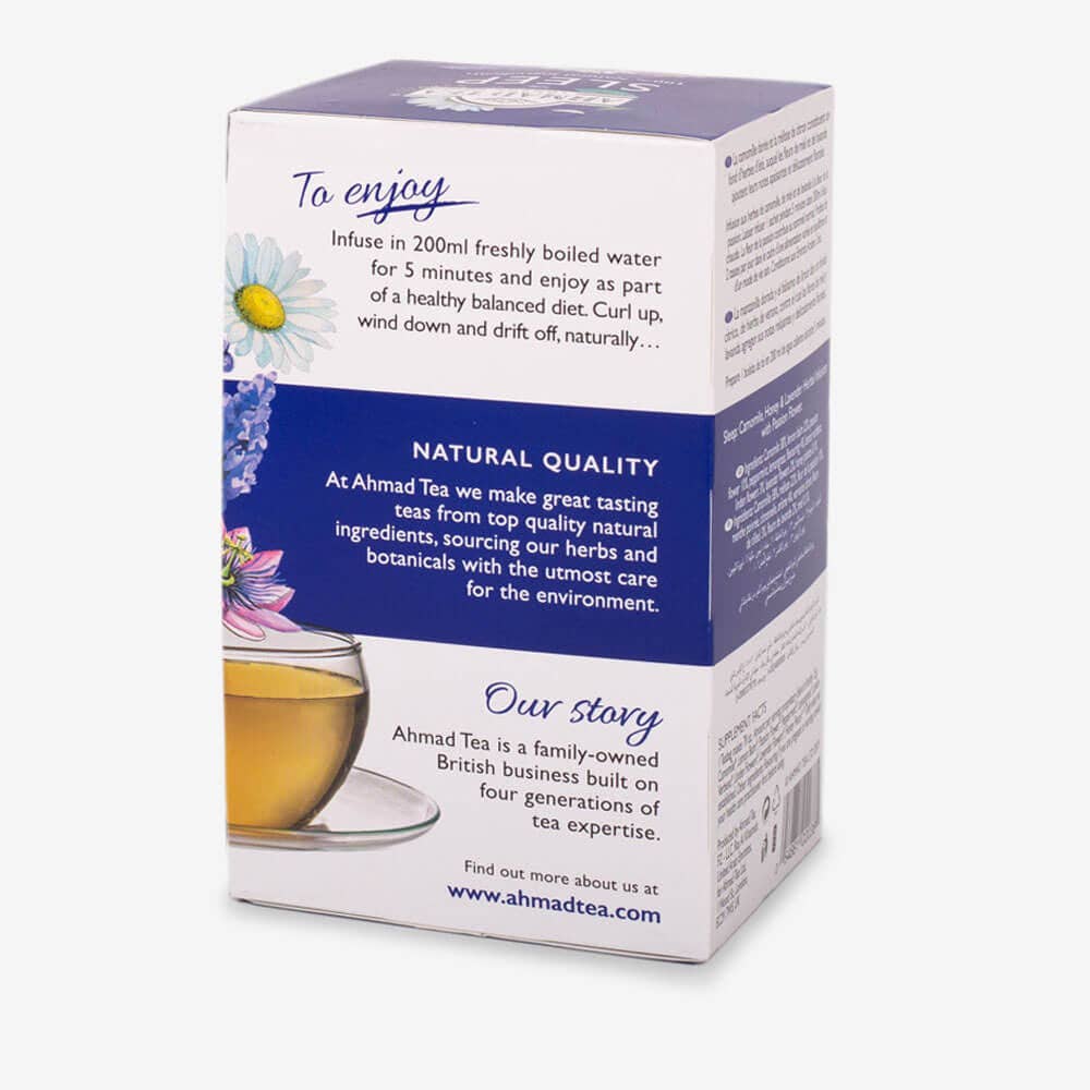 ceai pentru somn cu musetel, miere si lavanda ahmad tea ceai pentru somn cu musetel, miere si lavanda ahmad tea