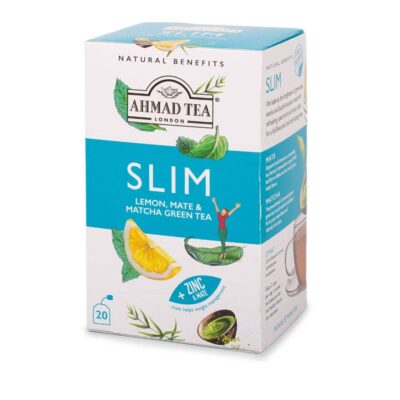 ceai verde slim cu lamaie, mate si matcha ahmad